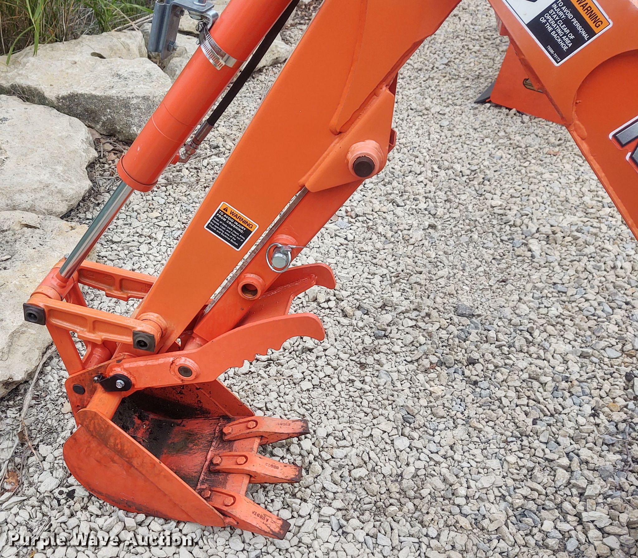 Kubota BT602 backhoe attachment in Leon, KS Item EQ9406 sold Purple