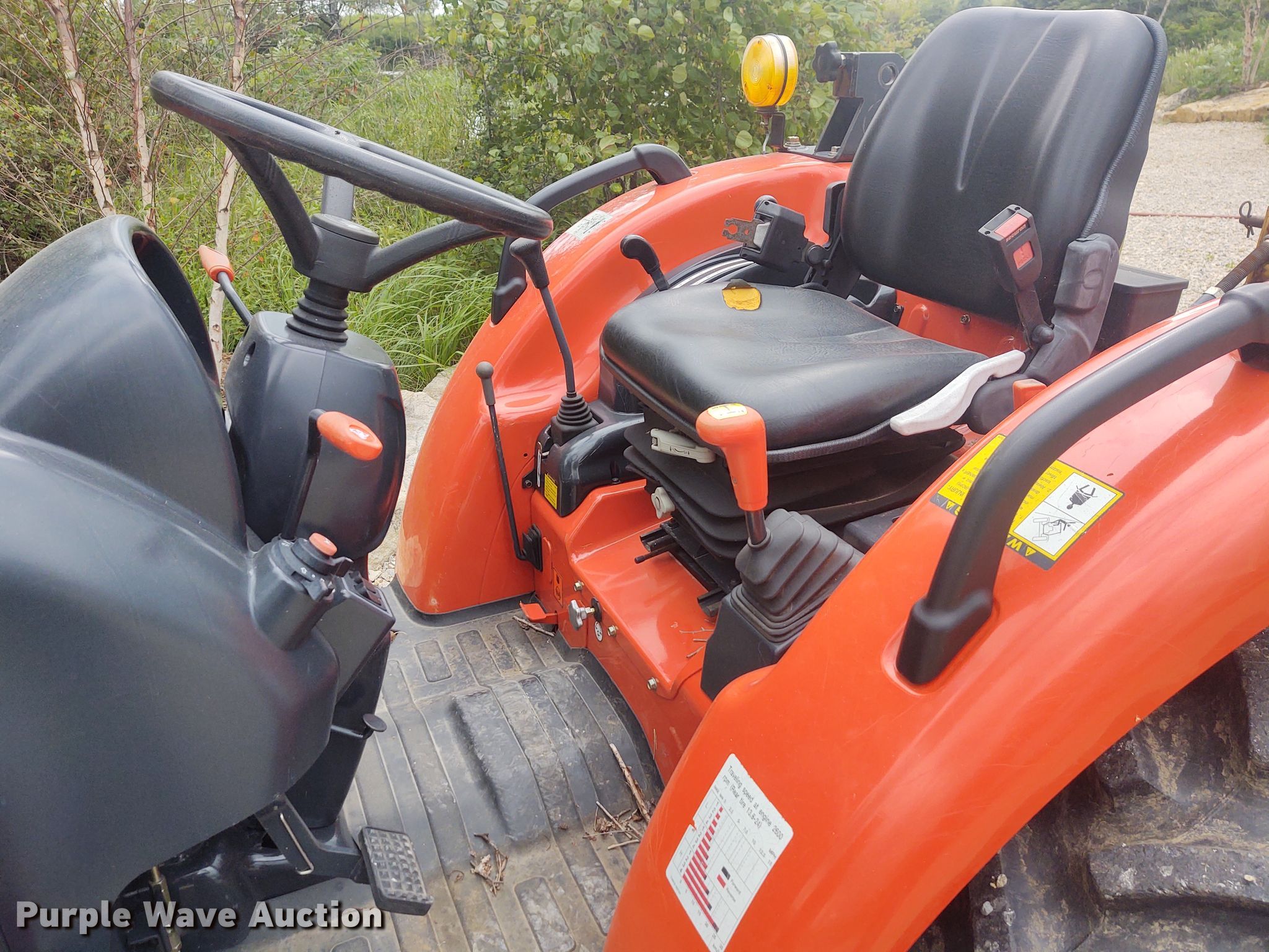 Kioti DK45SE MFWD tractor in Leon, KS Item EQ9407 sold Purple Wave