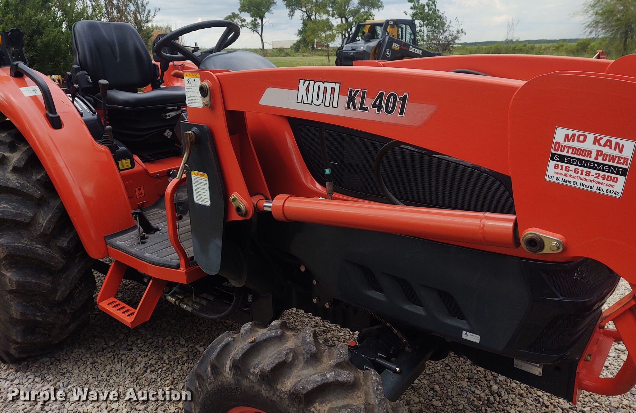 Kioti DK45SE MFWD tractor in Leon, KS Item EQ9407 sold Purple Wave