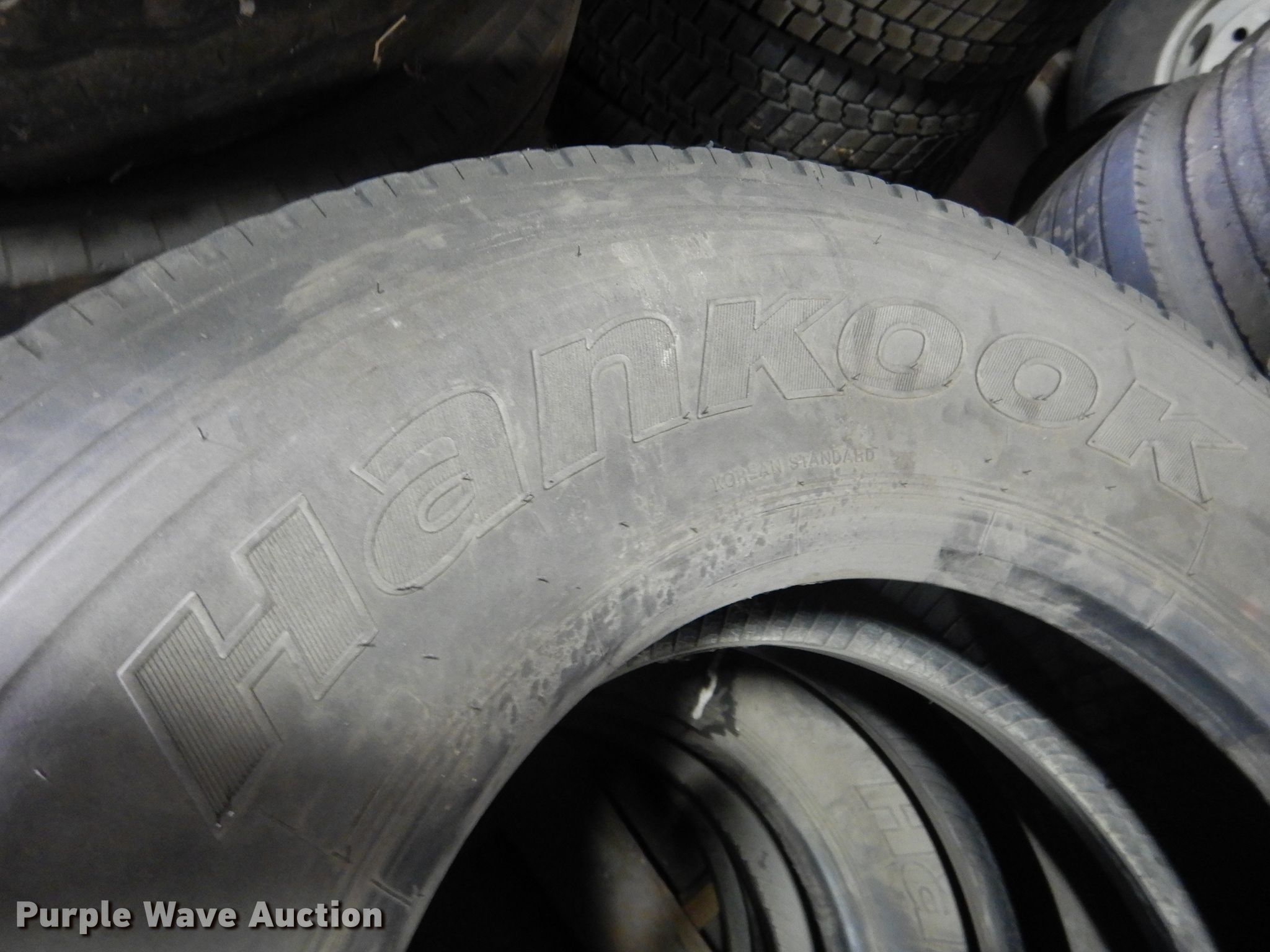 (4) Hankook 11R22.5 tires in Kearney, NE Item FA9415 sold Purple Wave
