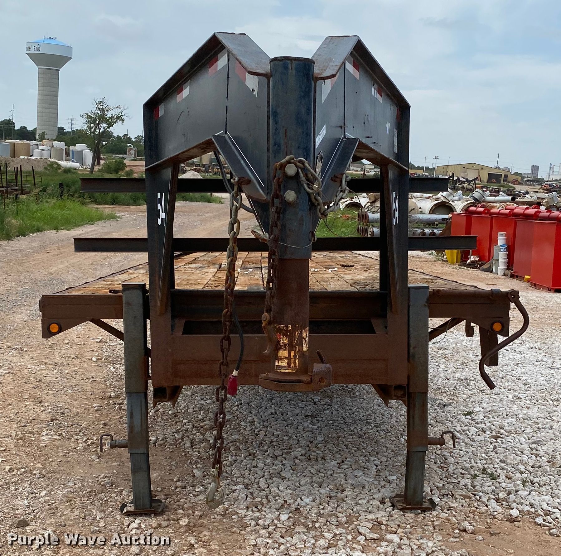 2012 KerrBilt equipment trailer in Enid, OK Item HM9156 sold