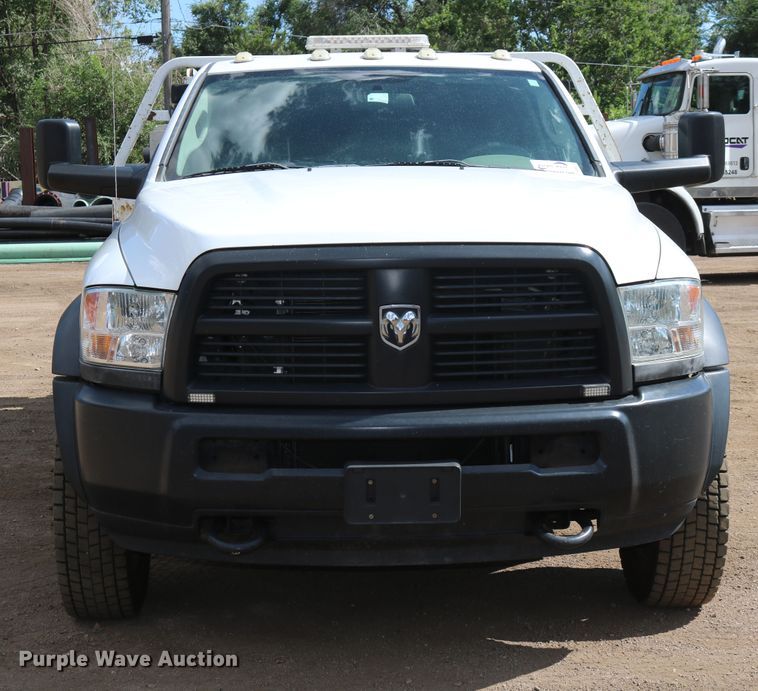 image for item DD6123 2012 Dodge Ram 5500  flatbed truck