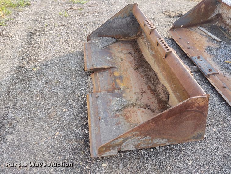 image for item DE6985 (3) skid steer buckets