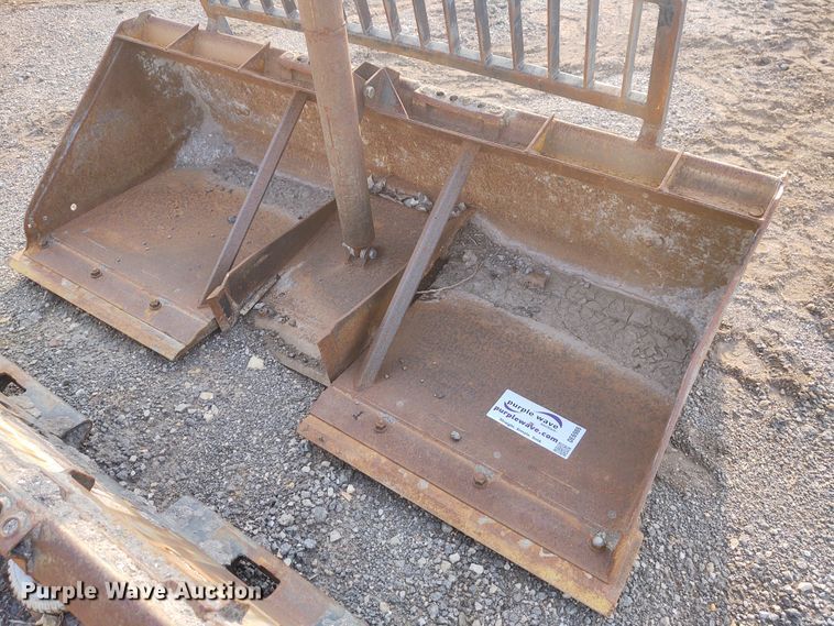 image for item DE6985 (3) skid steer buckets