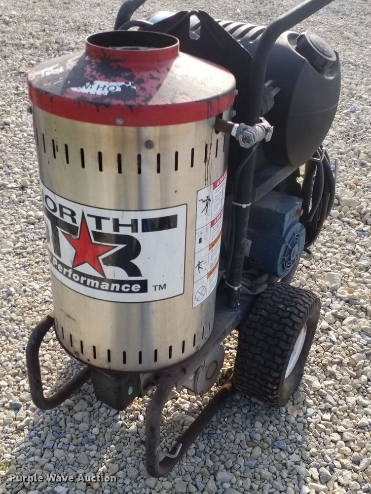 image for item DE6999 North Star heated pressure washer