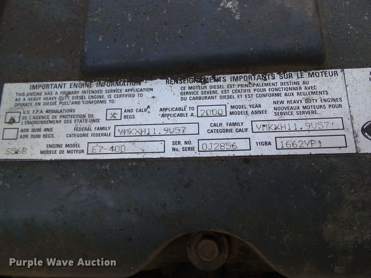 image for item DF0847 2001 Mack RD600  dump truck