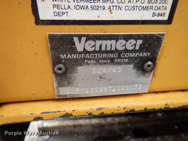 image for item DF5170 1996 Vermeer D24X40  directional boring unit