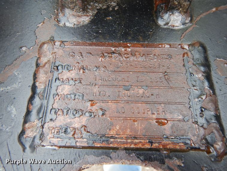 image for item DF5172 2005 Takeuchi TB135  mini excavator