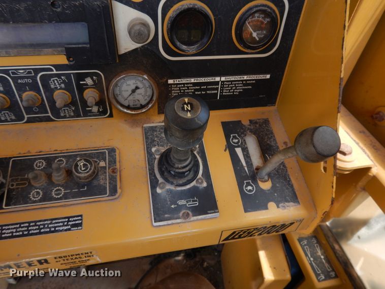 image for item DF5174 2000 Vermeer T655  trencher