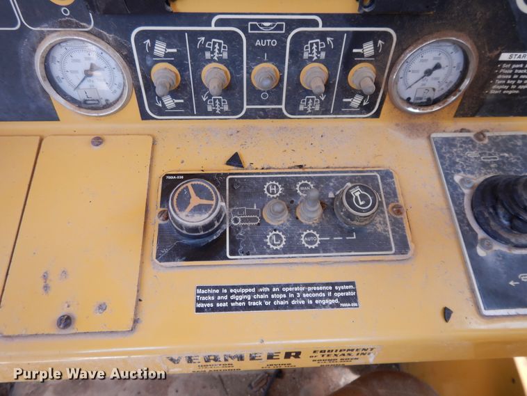 image for item DF5174 2000 Vermeer T655  trencher