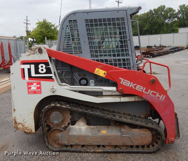 image for item DF5220 2015 Takeuchi TL8  tracked skid steer loader