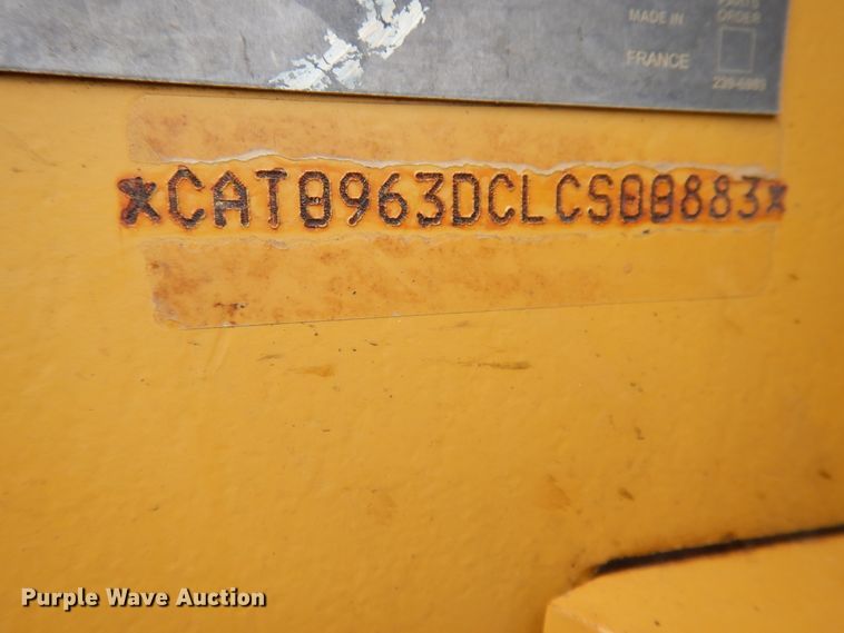 image for item DF5225 2008 Caterpillar 963D  track loader