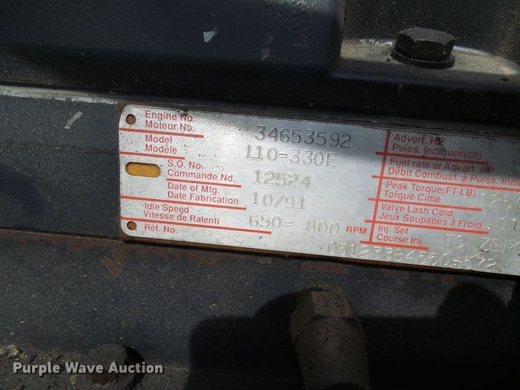 image for item DG1954 1992 Peterbilt 378  dump truck