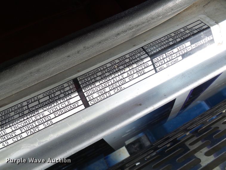 image for item DG1954 1992 Peterbilt 378  dump truck