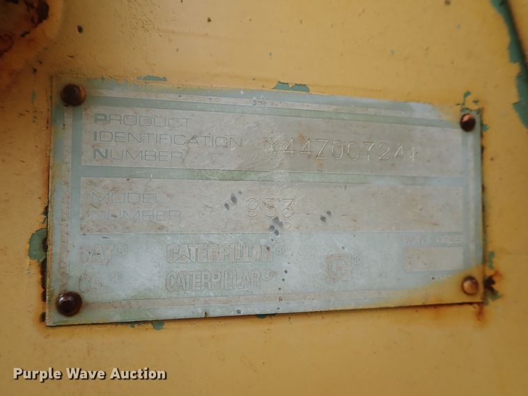 image for item DG2360 1990 Caterpillar 953  track loader