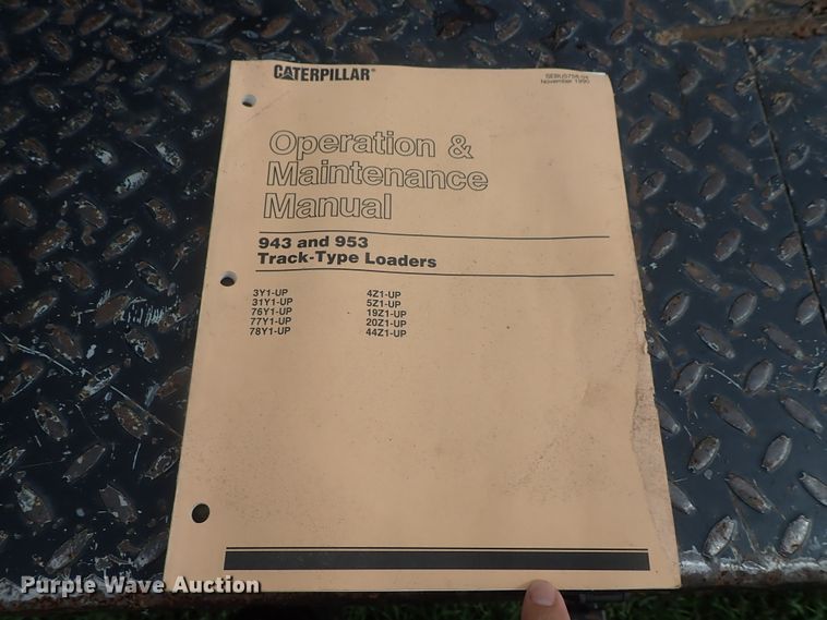 image for item DG2360 1990 Caterpillar 953  track loader