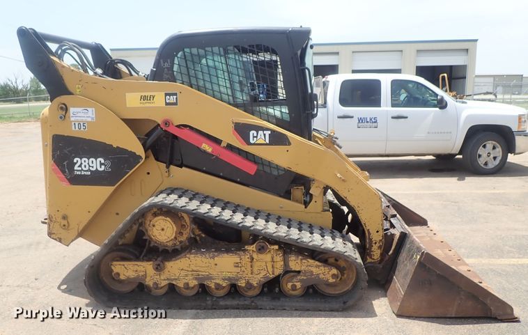 image for item DG2367 2013 Caterpillar 289C2  tracked skid steer loader