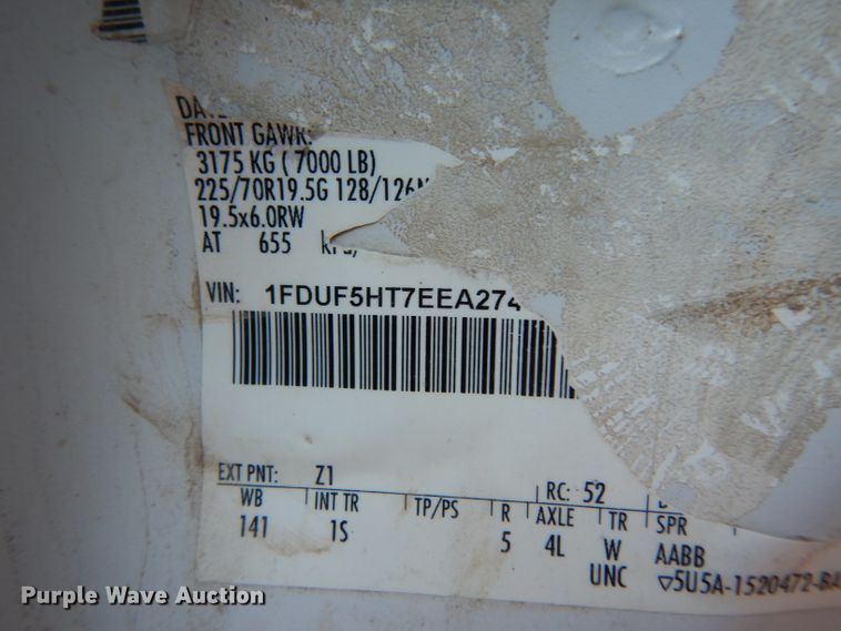 image for item DG6854 2014 Ford F550 Super Duty  bucket truck