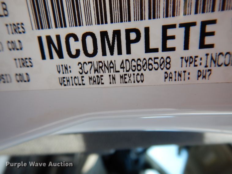 image for item DG6856 2013 Dodge Ram 5500  bucket truck