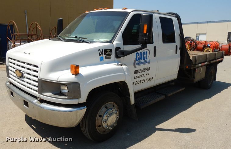 image for item DG7833 2009 Chevrolet C4500  Crew Cab flatbed truck