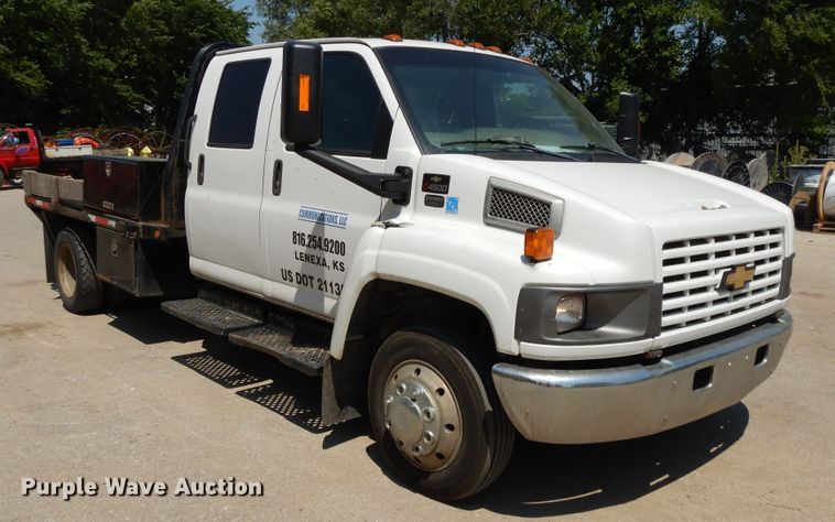 image for item DG7833 2009 Chevrolet C4500  Crew Cab flatbed truck