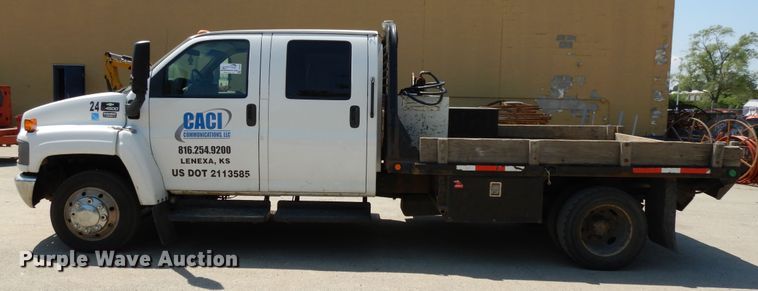 image for item DG7833 2009 Chevrolet C4500  Crew Cab flatbed truck