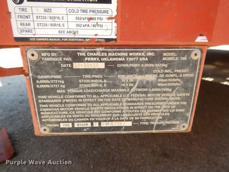 image for item DG7834 2011 Ditch Witch FX30 vaccum excavator