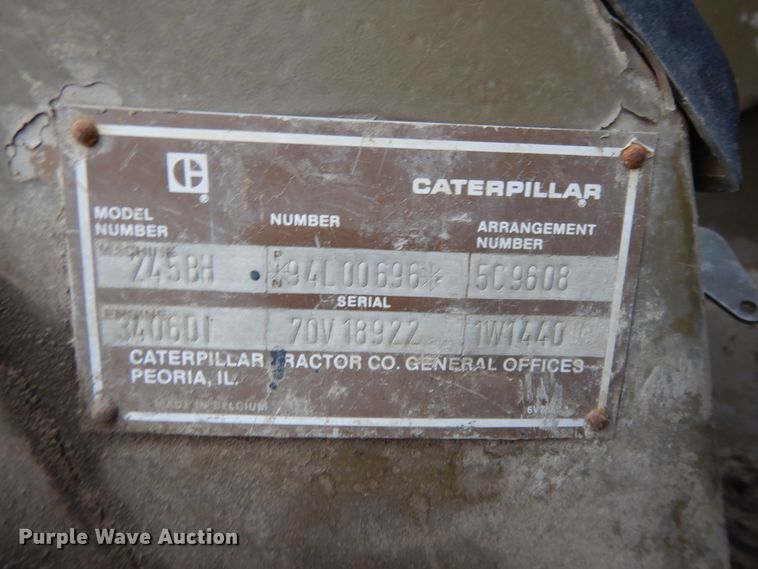 image for item DG7983 1985 Caterpillar 245  hydraulic excavator