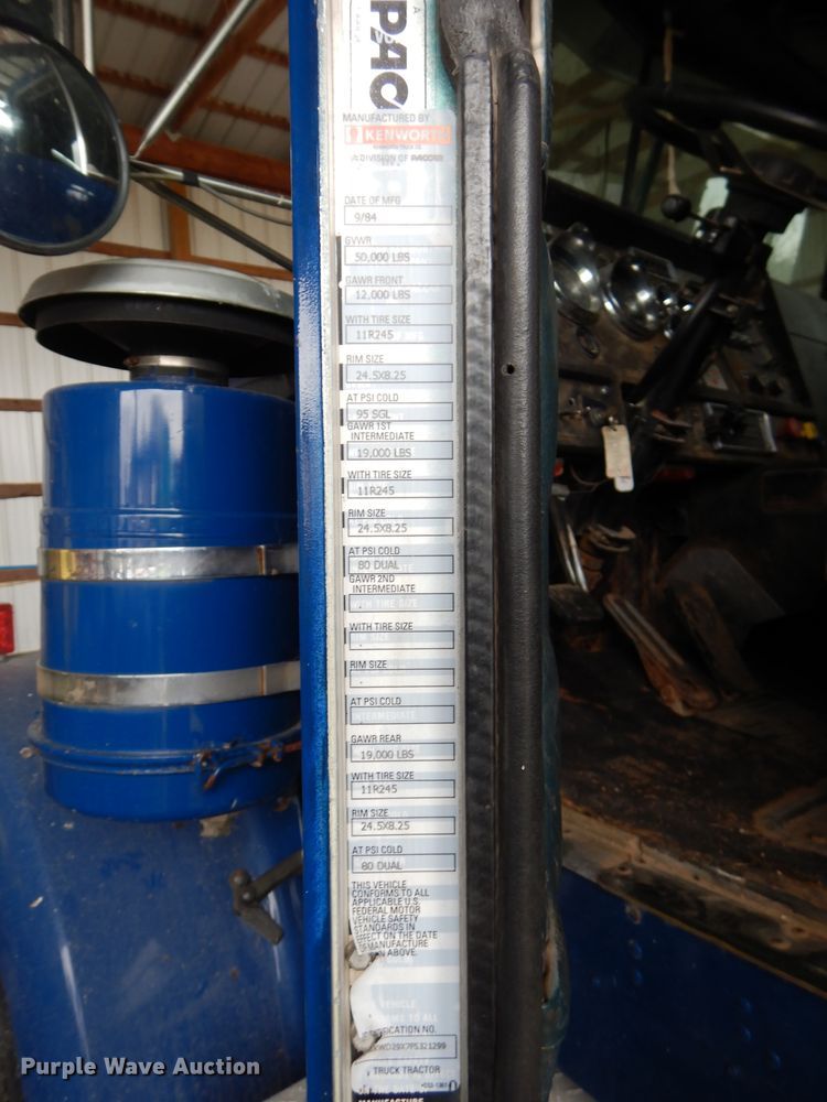 image for item DH4447 1985 Kenworth W900 dump truck