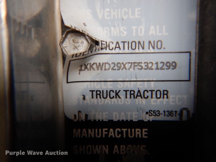 image for item DH4447 1985 Kenworth W900 dump truck