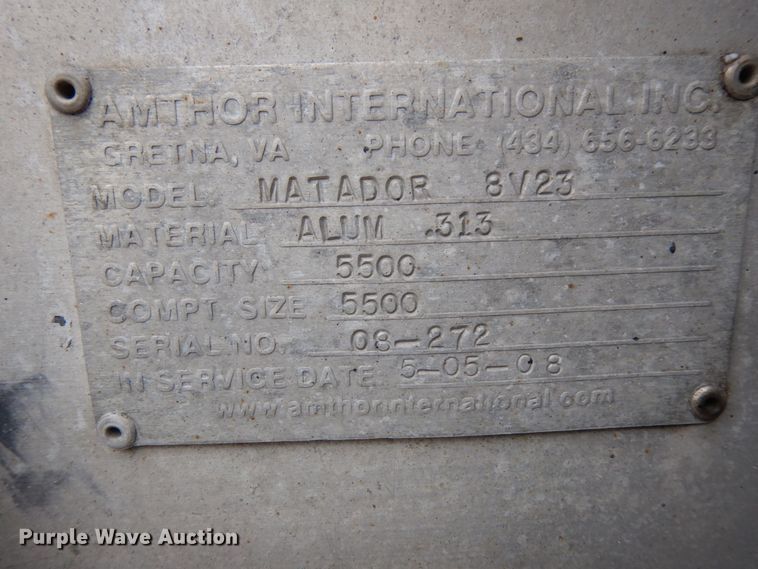 image for item DH6509 2009 Kenworth T800  vacuum truck