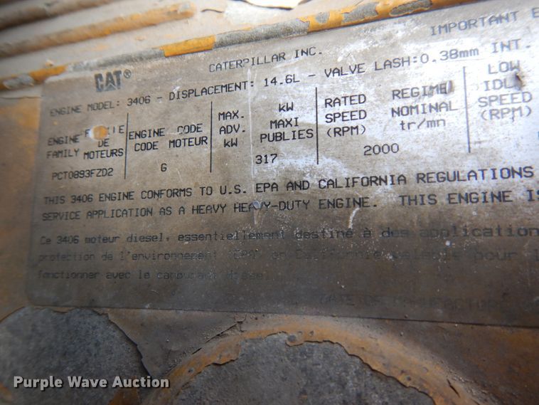 image for item DH6513 1994 Kenworth T800B  dump truck