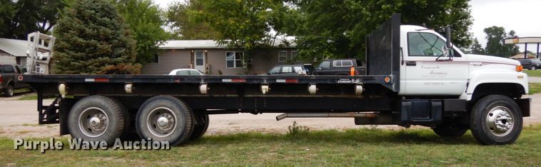 image for item DH6528 1996 Chevrolet Kodiak  flatbed truck