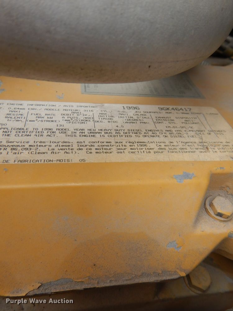 image for item DH6528 1996 Chevrolet Kodiak  flatbed truck