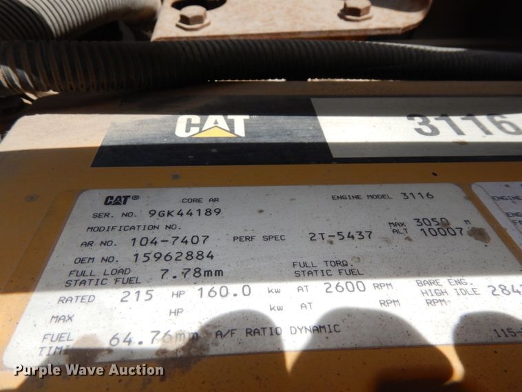 image for item DH6529 1996 GMC TopKick  flatbed truck