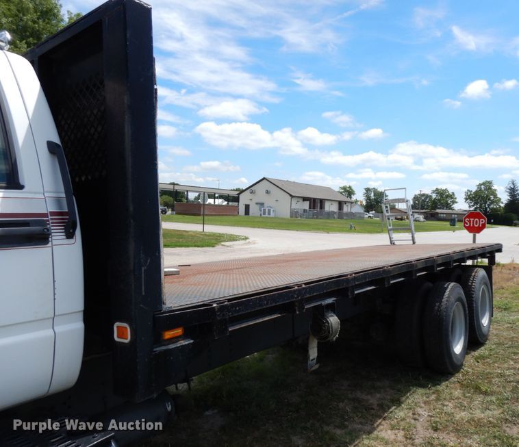 image for item DH6529 1996 GMC TopKick  flatbed truck
