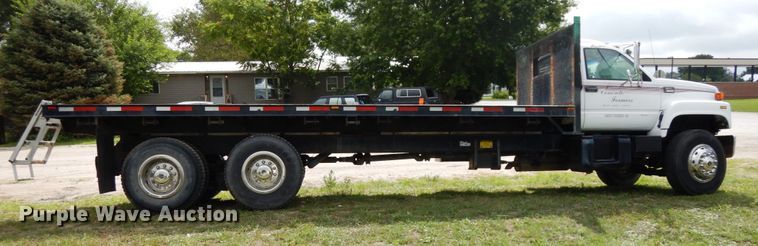 image for item DH6530 2000 GMC C8500  flat dump bed truck