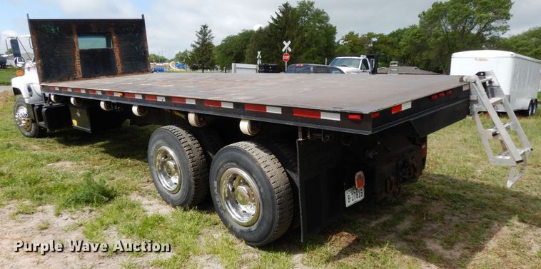 image for item DH6530 2000 GMC C8500  flat dump bed truck