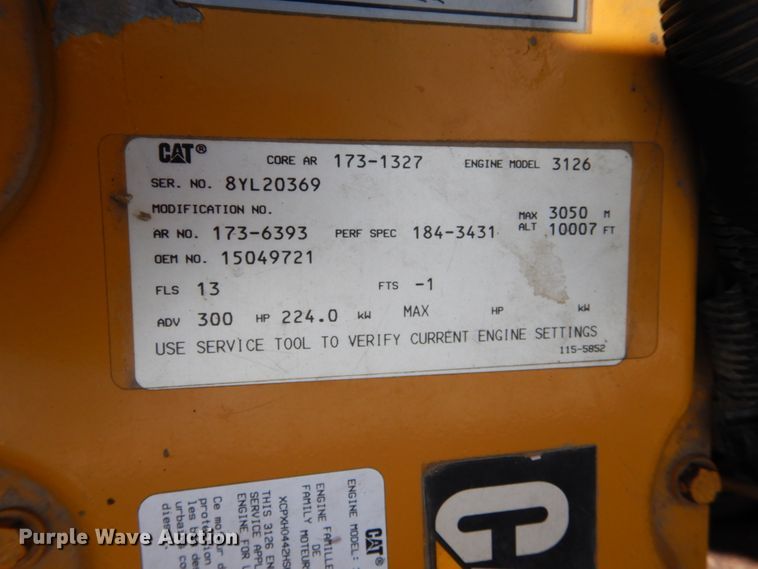 image for item DH6530 2000 GMC C8500  flat dump bed truck