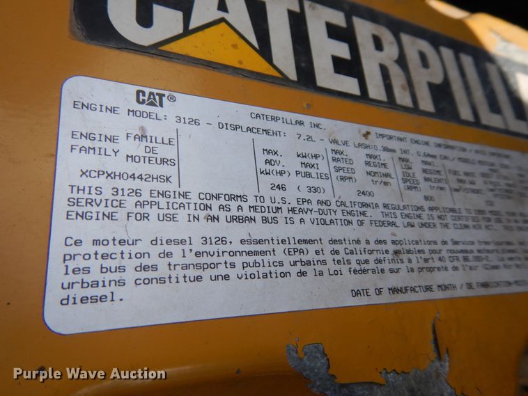 image for item DH6530 2000 GMC C8500  flat dump bed truck