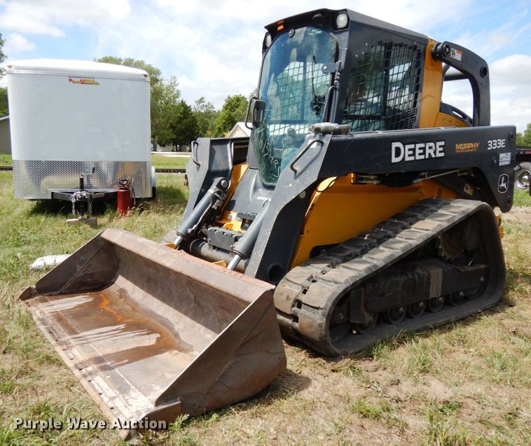 image for item DH6532 2016 John Deere 333E  tracked skid steer loader