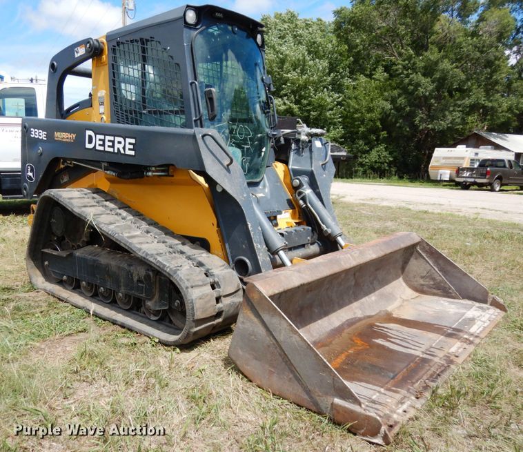 image for item DH6532 2016 John Deere 333E  tracked skid steer loader