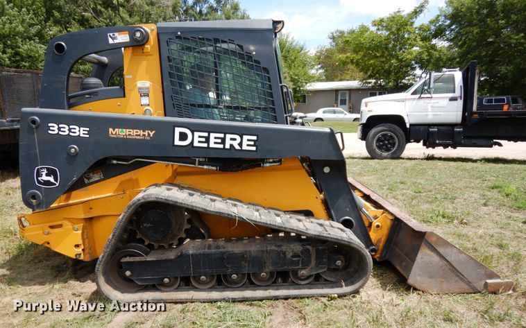 image for item DH6532 2016 John Deere 333E  tracked skid steer loader