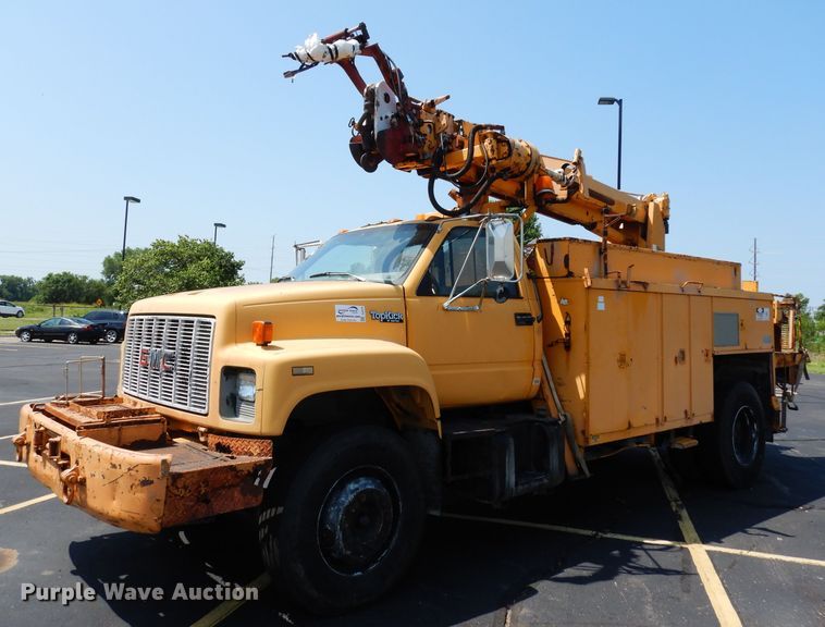 image for item DJ4279 1991 GMC TopKick SL  digger derrick truck