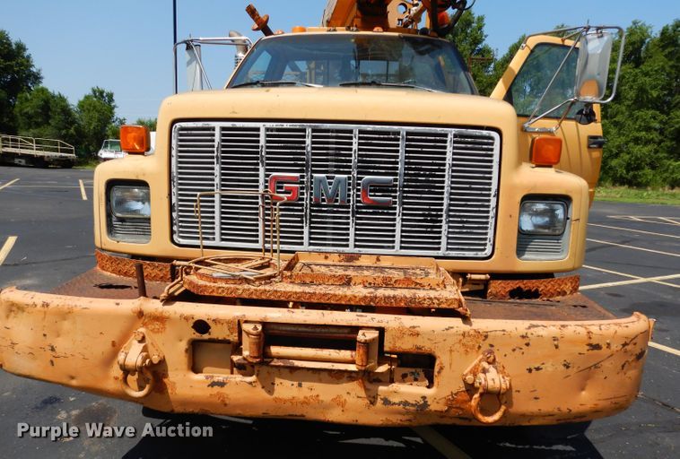 image for item DJ4279 1991 GMC TopKick SL  digger derrick truck