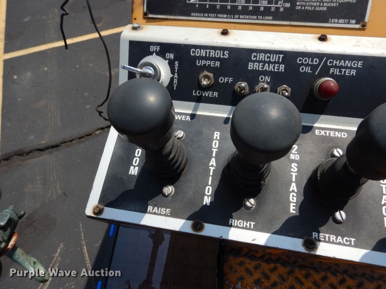 image for item DJ4279 1991 GMC TopKick SL  digger derrick truck