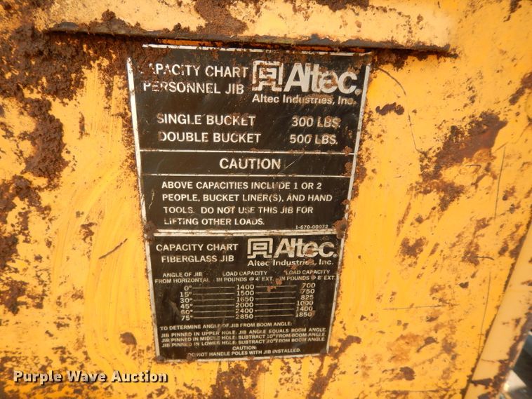 image for item DJ4279 1991 GMC TopKick SL  digger derrick truck