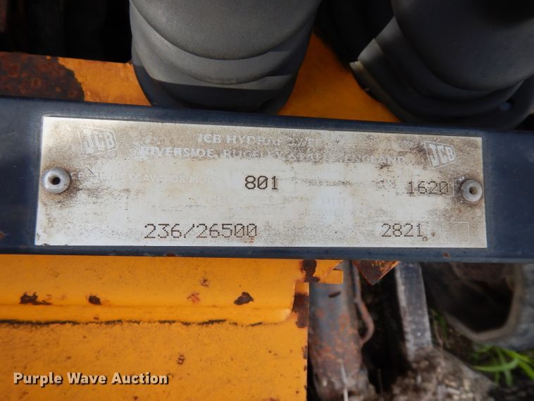 image for item DJ4292 2002 JCB 801  mini excavator