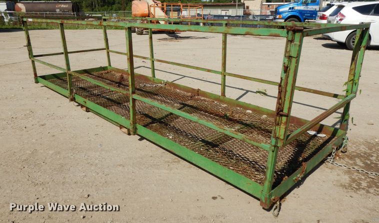 image for item DO9256 Shop built forklift basket