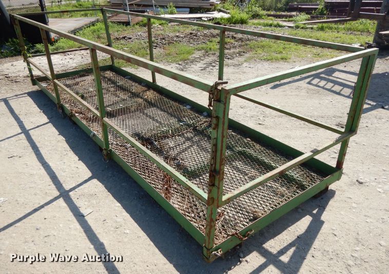 image for item DO9256 Shop built forklift basket